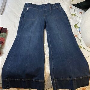 Chico's Dark Blue Flare Jeans
